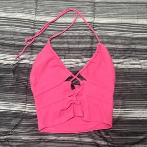 Floral Print Crop Top - Size XS